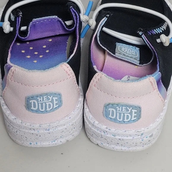 Hey Dude Wendy Color Fun Toddler Girl Size C7. - Picture 9 of 12
